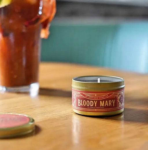 Rewined Bloody Mary Travel Tin Candle