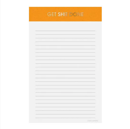 Chez Gagne Get Shit Done Notepad