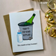 Wild Card Creations Pop Some Bottles Baby Card