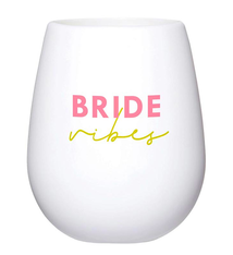 Creative Brands Bride Vibes Silicone Wine Glass