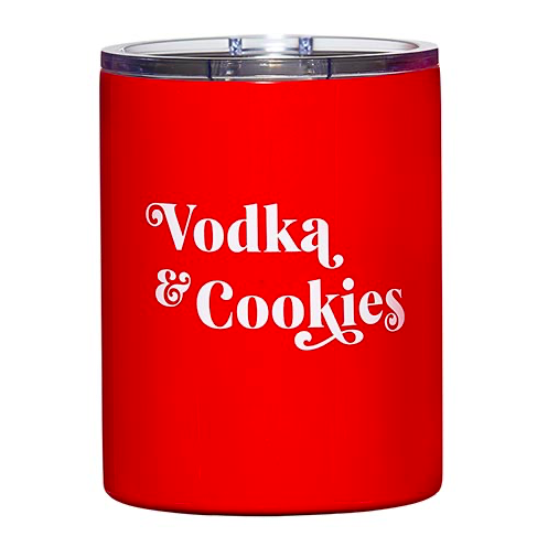 Creative Brands Stainless Steel Tumbler - Vodka & Cookies