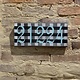 The Painted Mermaid 21224 Zip Code Sign - BW Gingham/Light Blue
