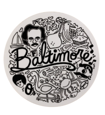 Exit343Design Baltimore Icons Sticker
