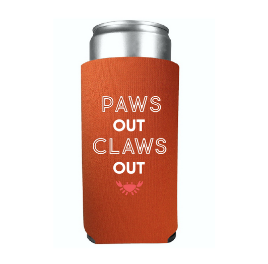 Dogs of Charm City Paws Out Claws Out Slim Can Cooler