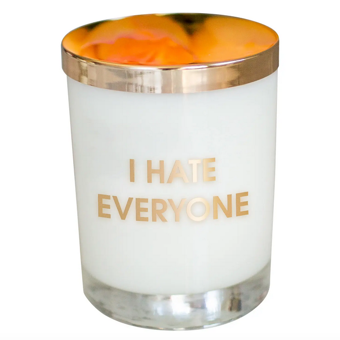 Chez Gagne I Hate Everyone Candle on the Rocks