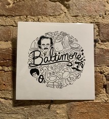 Exit343Design Baltimore Icons 8 x 8 Print