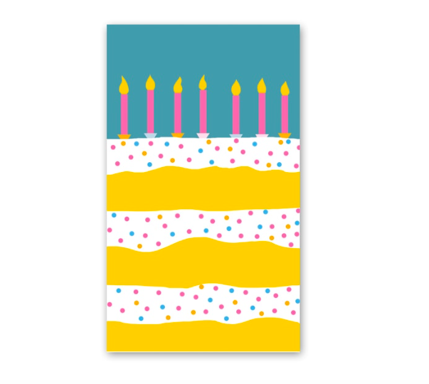 Rock Scissor Paper Big Layer Cake Enclosure Card