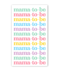 Rock Scissor Paper Mama-to-Be Enclosure Card