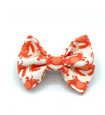 Banjo's Bows Crabby Orange Dog Bow Tie