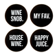 Creative Brands Wine Bottle Stoppers 4 Pack