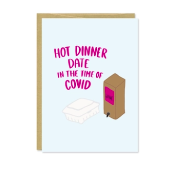 Row House 14 Dinner Date Valentine's Day Card