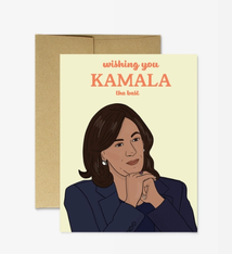 Party Mountain Paper Kamala the Best Card