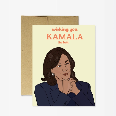 Party Mountain Paper Kamala the Best Card