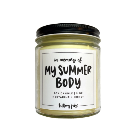 Brittany Paige In Memory of My Summer Body Candle