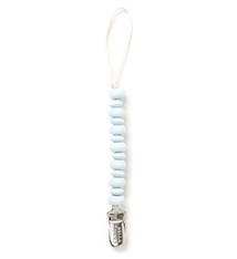 Bella Tunno Beaded Pacifier Clip - Light Blue