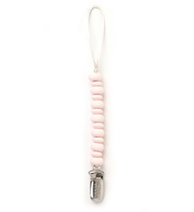 Bella Tunno Beaded Pacifier Clip - Light Pink