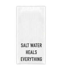 Creative Brands Salt Water Heals Everyting Tea Towel