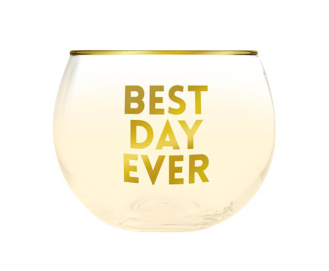 Creative Brands Roly Poly Glass - Best Day Ever