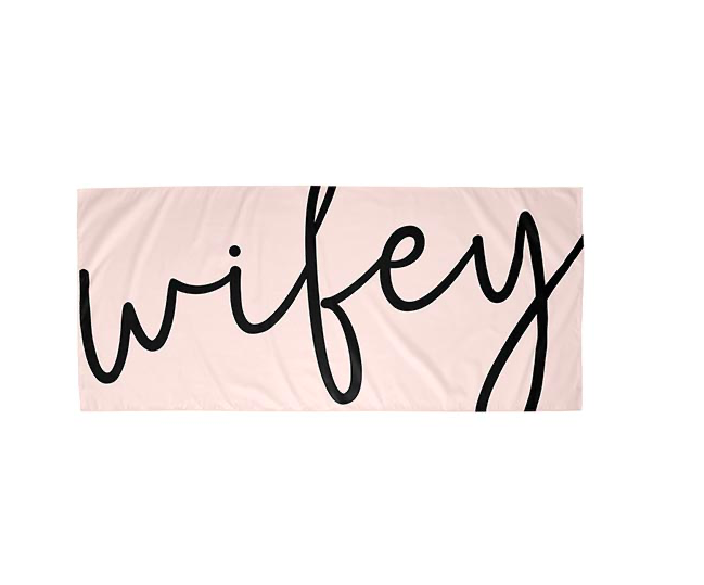 Creative Brands Quick Dry Beach Towel - Wifey