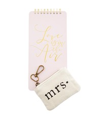 Mud Pie Love is in the Air Wedding Pouch Set