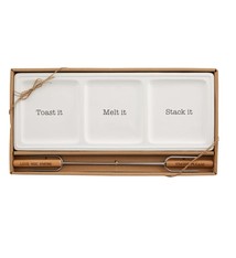 Mud Pie S'more Tray & Skewer Set