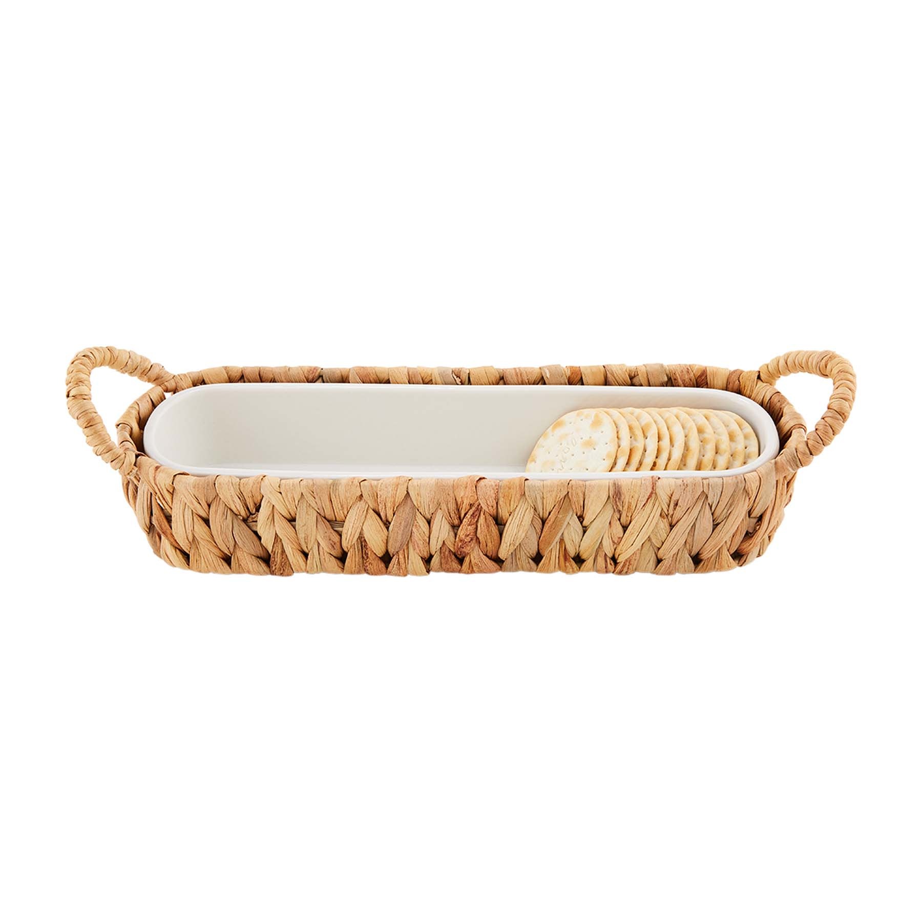 Mud Pie Hyacinth Cracker Dish Set