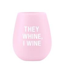 About Face Designs They Wine, I Wine Silicone Wine Glass