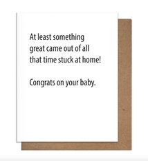 Pretty Alright Goods Stuck at Home Baby Card