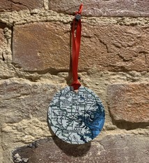 Daisy Mae Designs Baltimore Map Ornament