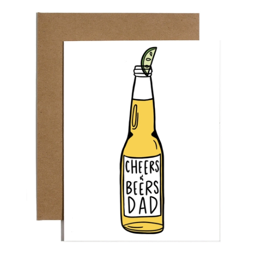 Brittany Paige Cheers and Beers Dad Card