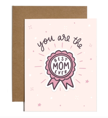 Brittany Paige Best Mom Ever Sticker Card