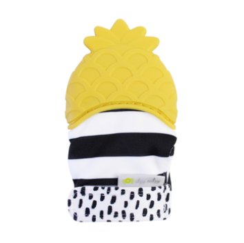 Itzy Ritzy Pineapple Silicone Teething Mitt
