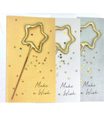 TOPS Malibu Confetti Sparkler Card Make A Wish!