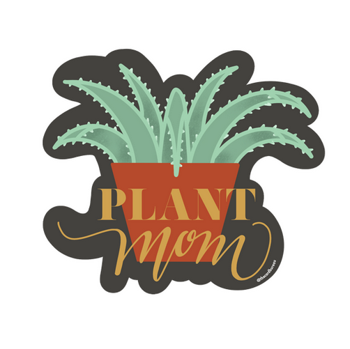 The Card Bureau Plant Mom Sticker