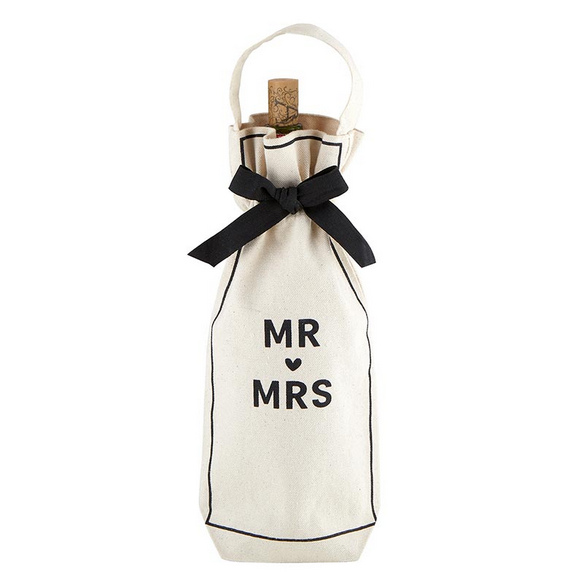 Creative Brands Mr and Mrs Wine Bag