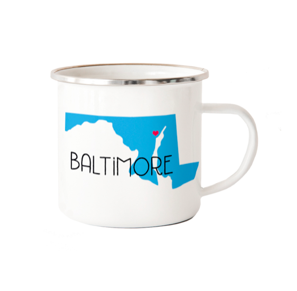 Rock Scissor Paper Baltimore Camp Mug