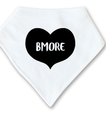 Rock Scissor Paper BMORE Big Heart Baby Bib