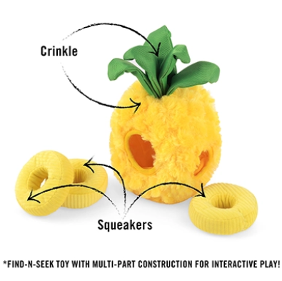 P.L.A.Y. Pet Lifesytle and You Paws Up Pineapple Dog Toy