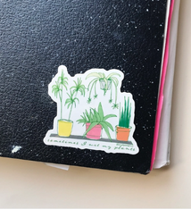 Steel Petal Press Wet Plants Sticker