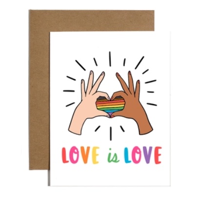 Brittany Paige Love is Love Pride Card