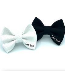 Banjo's Bows I do too Wedding Dog Bow Tie
