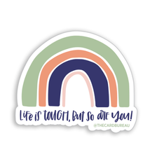 The Card Bureau Life is Tough Sticker