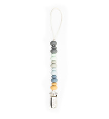 Bella Tunno Beaded Pacifier Clip - Soft Multi Color
