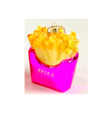 Cody Foster & Co Pink Fries Ornament