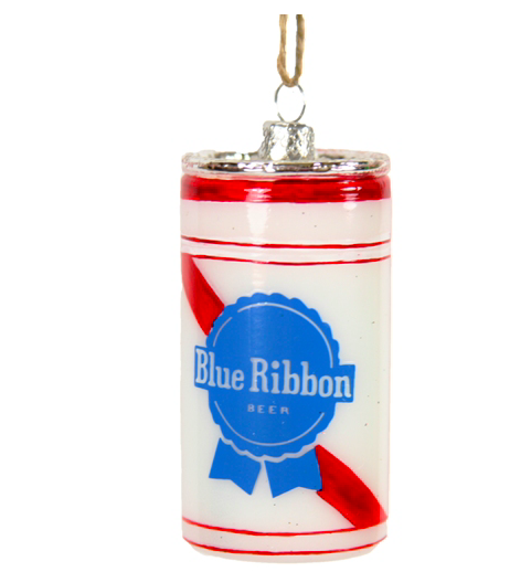 Cody Foster & Co Blue Ribbon Beer Can Ornament