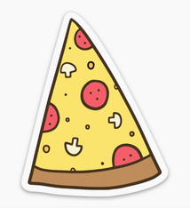 Brittany Paige Pizza Slice Sticker