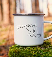 Daisy Mae Designs Maryland State Enamel Mug
