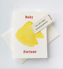 Steel Petal Press Baby Amazing Parents | Fortune Cookie Card