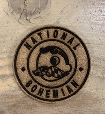 LeRoy Woodworks Cork Coaster National Bohemian