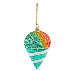 Cody Foster & Co RAINBOW SNOW CONE Ornament